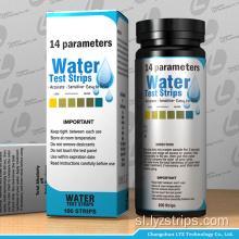 14 testnih lističev za pitno vodo